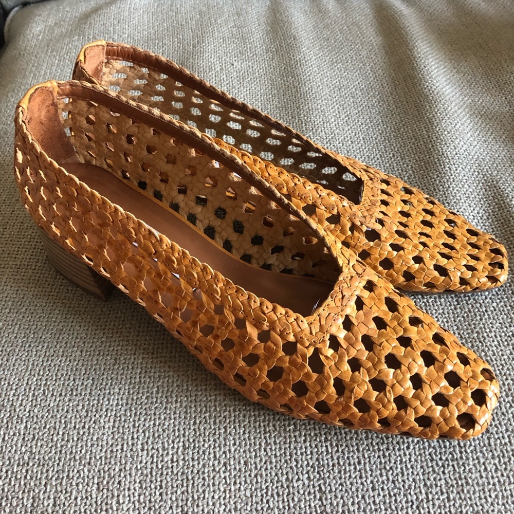Miista Taissa braided block heels